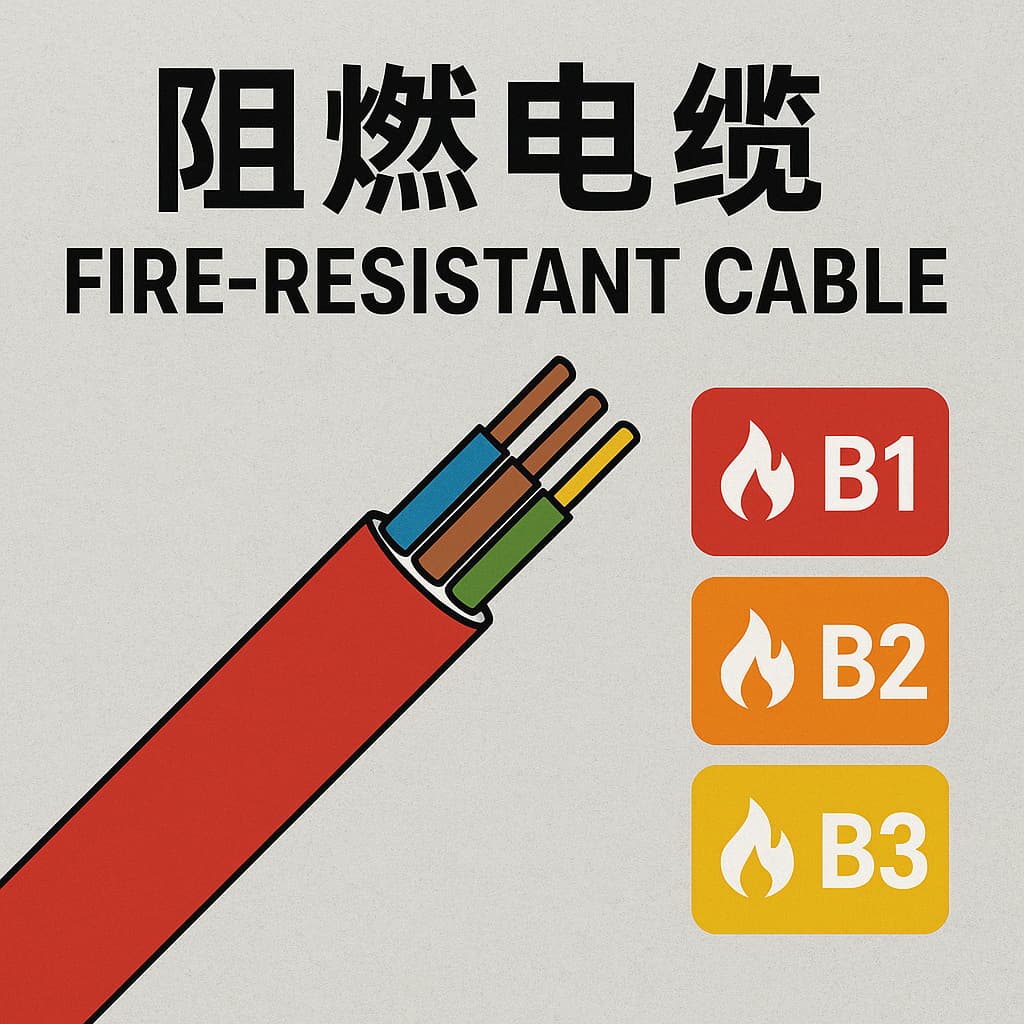 什么是阻燃电缆？B1、B2、B3级的区别你了解吗？