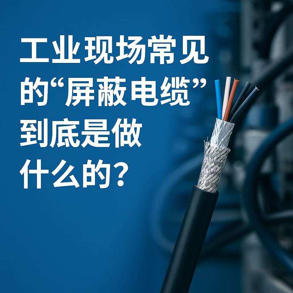 工业现场常见的“屏蔽电缆”到底是做什么的？