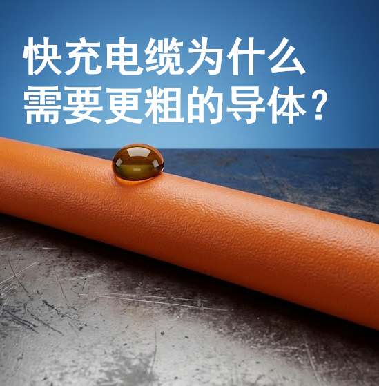 快充电缆为什么需要更粗的导体？揭秘新能源汽车充电的“热”知识