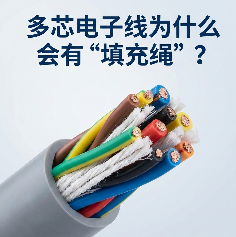 多芯电子线为什么会有“填充绳”？
